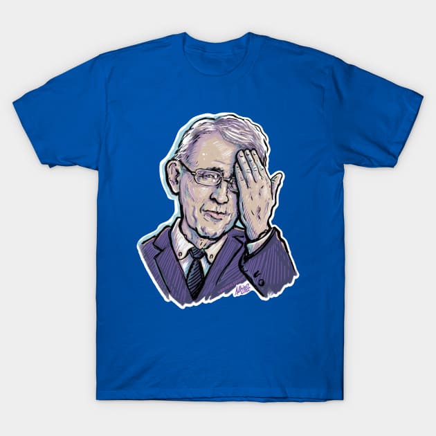 Fauci Facepalm T-Shirt by BradAlbright